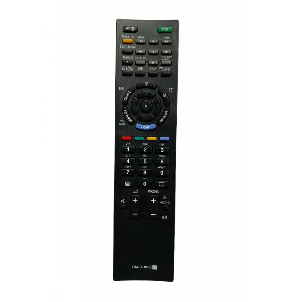 Generic LCD_LED Remote No. URC 67, Compatible With Sony Bravia LCD_LED TV Remote Control (Black) (Color:Multi)