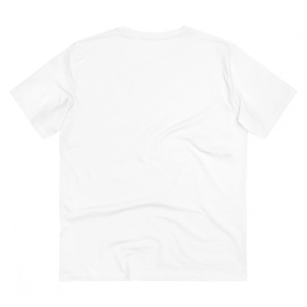 Generic Men's PC Cotton Sarif By Nature Printed T Shirt (Color: White, Thread Count: 180GSM)
