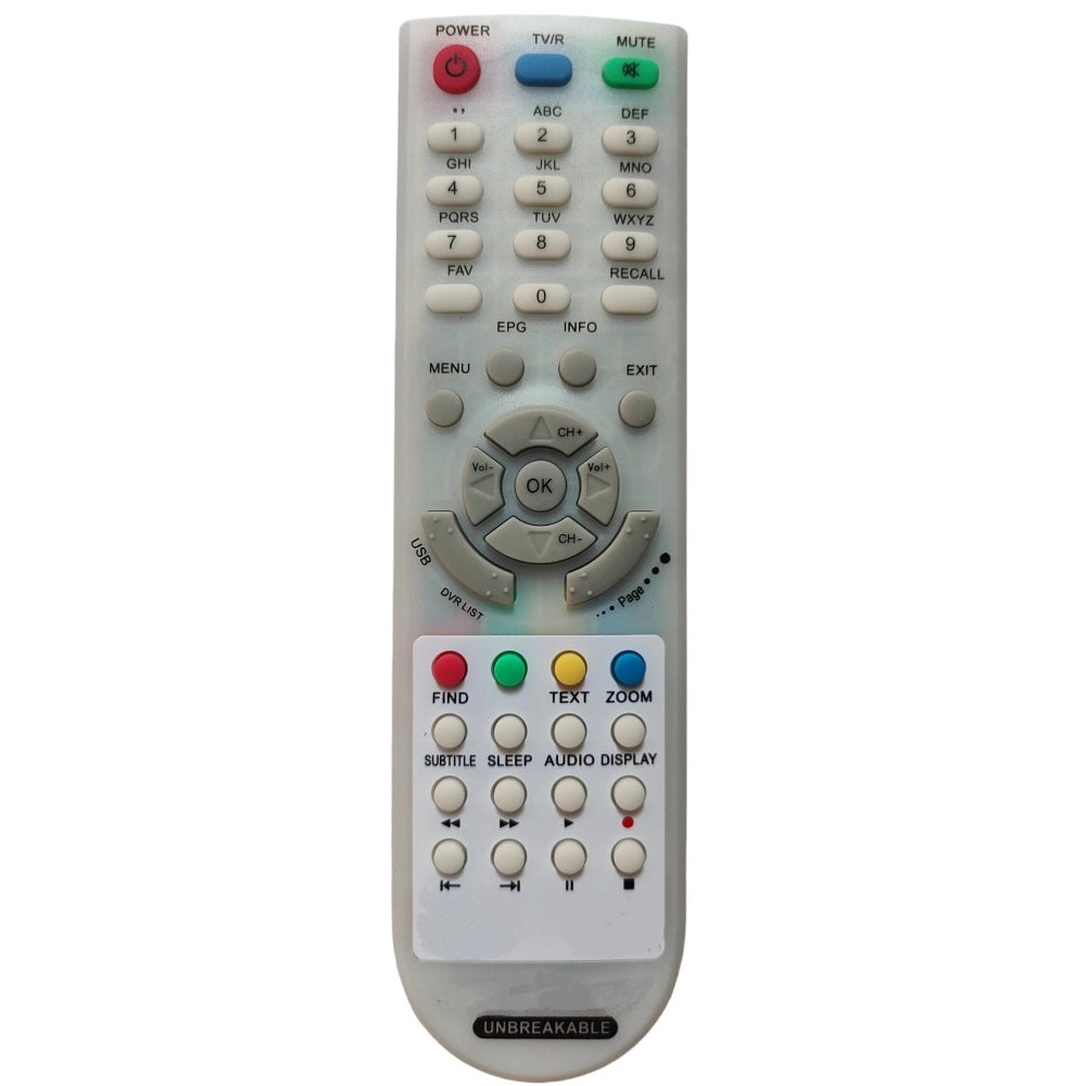 Generic DTH Setup Box Remote, Compatible with MCBS 4000 DTH Set Top Box Remote Control (Exactly Same Remote will Only Work)