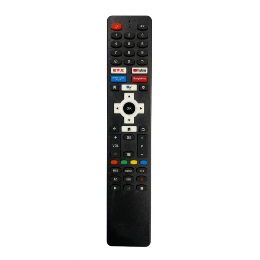 Generic Smart TV Remote No. 1065 with Netflix- Prime- YouTube Function- Compatible-Replacement for Sansui Smart TV LCD-LED Remote Control (Black)