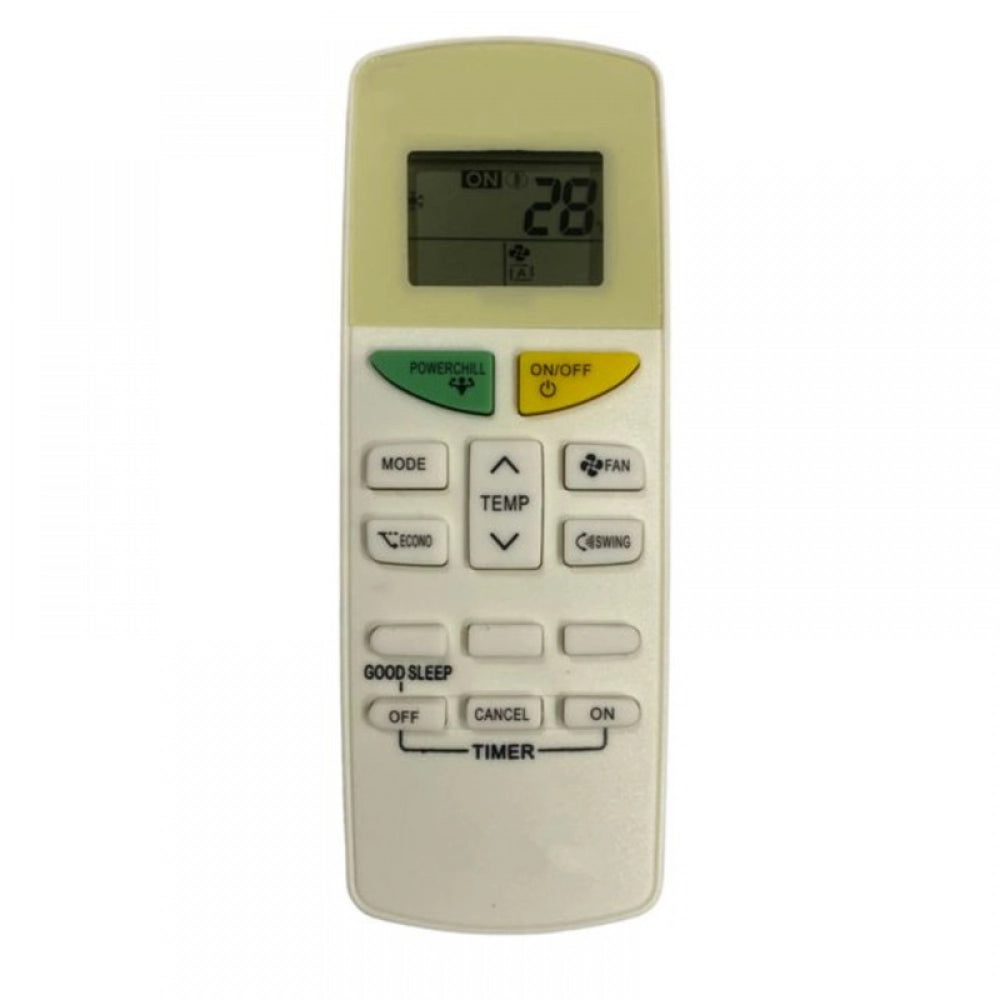 Generic Remote No. 132I (No Backlight), Compatible for Daikin & Daikin Inverter AC Remote Control (Exactly Same Remote will Only Work)