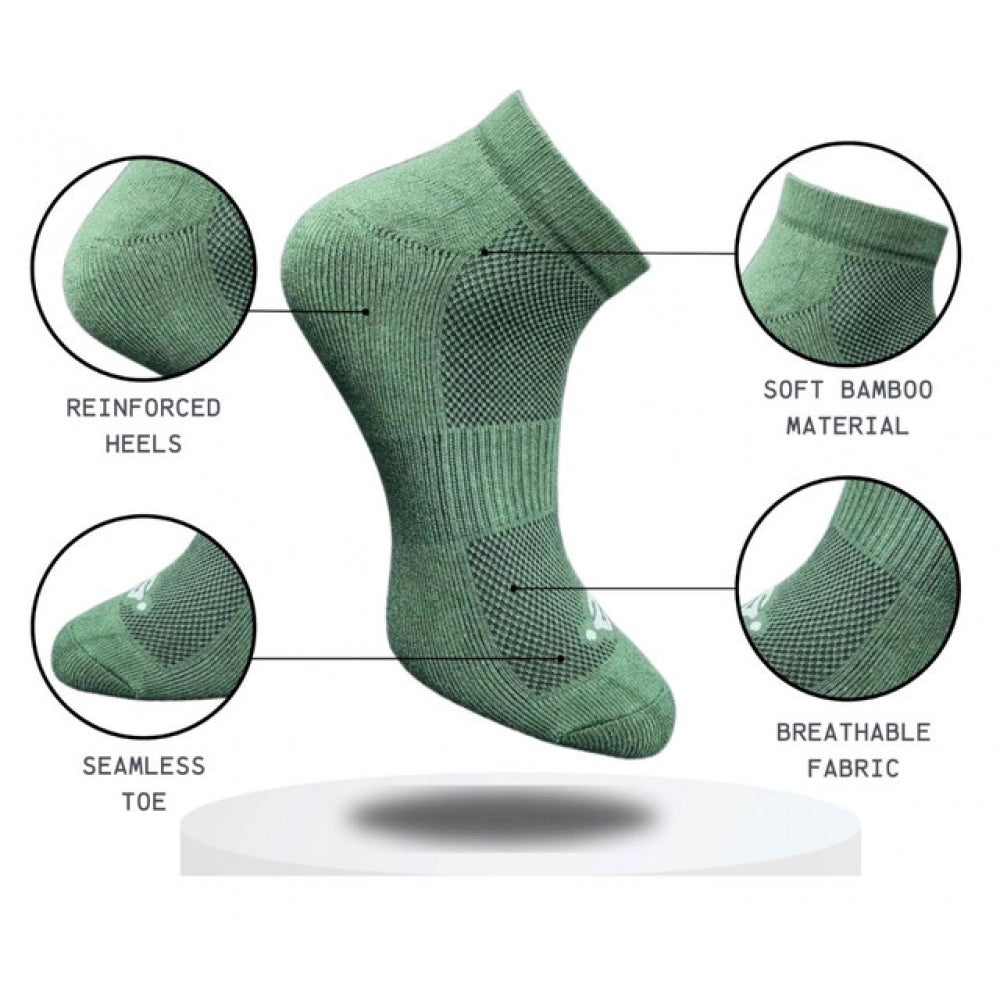 Generic 3_Pair Set Unisex Casual Cotton Printed Low Cut Socks (Multicolor)