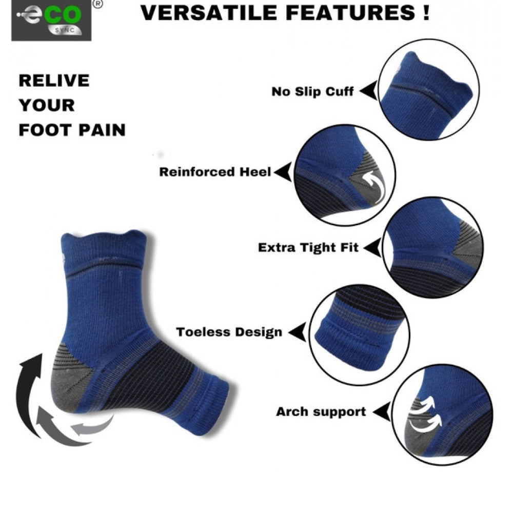 Generic 3_Pair Set Unisex Casual Cotton Printed Ankle Length Support Socks (Multicolor)