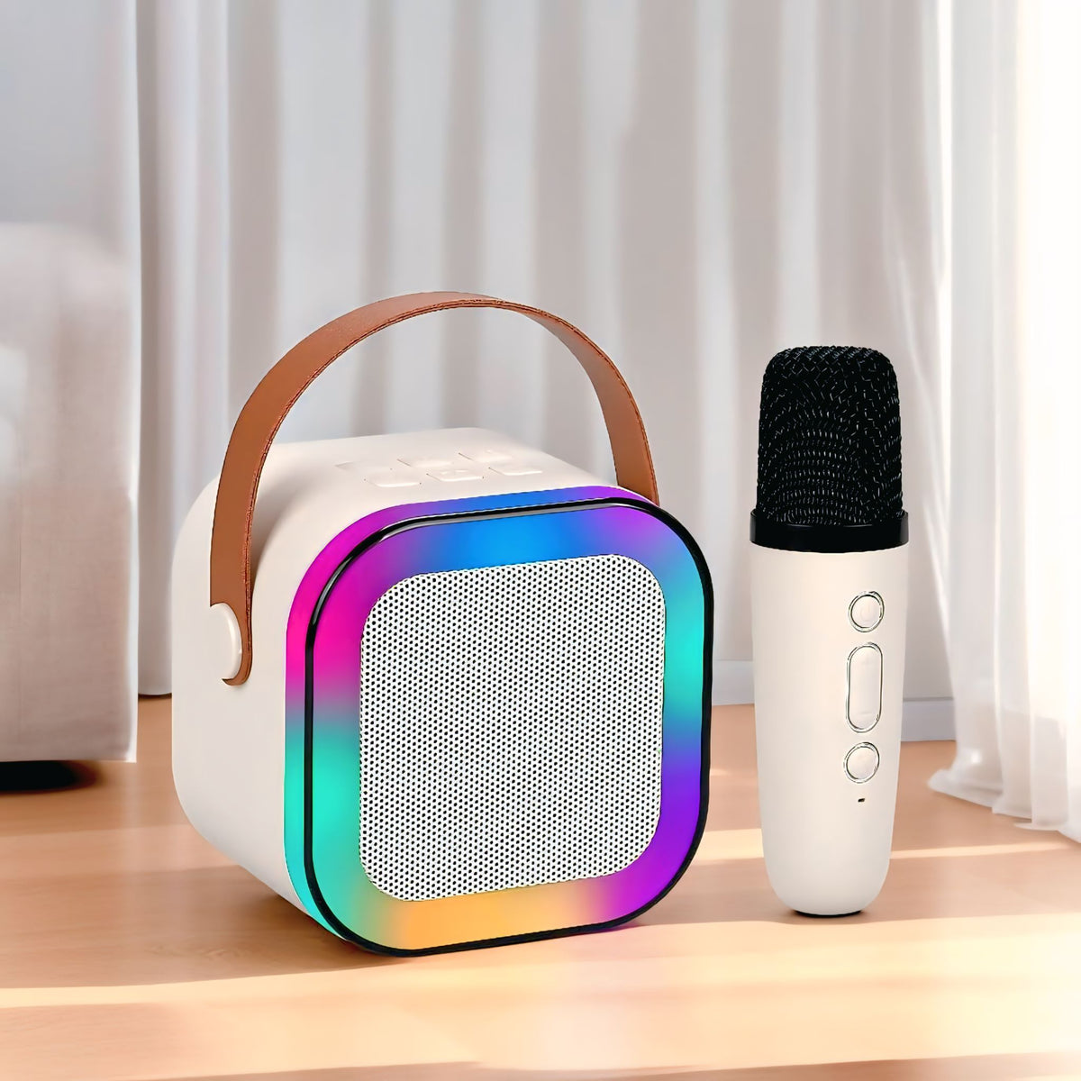 Mini Karaoke Machine With 1 Mic 🎤