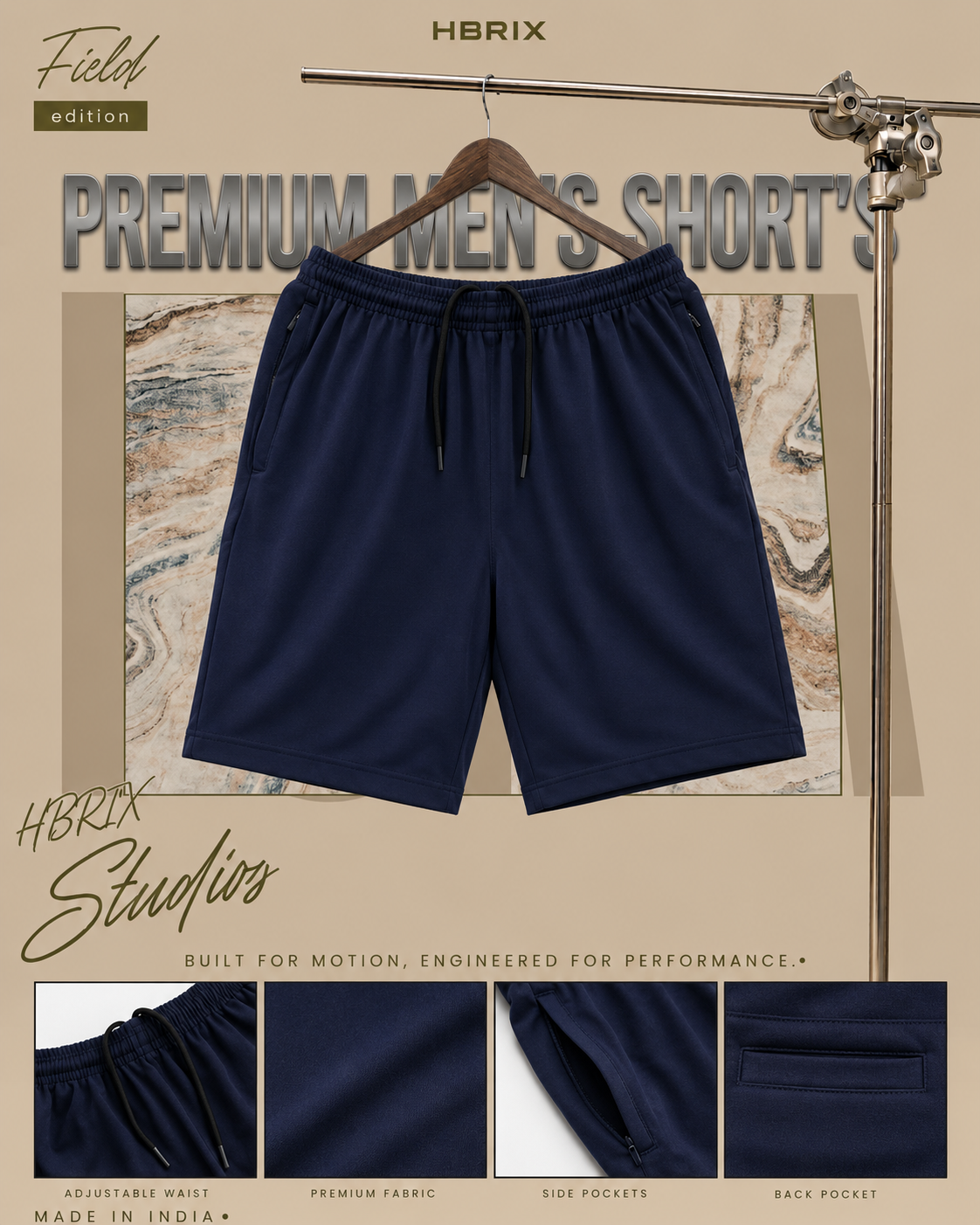 Men's Prism Flow Premium Cotton Short