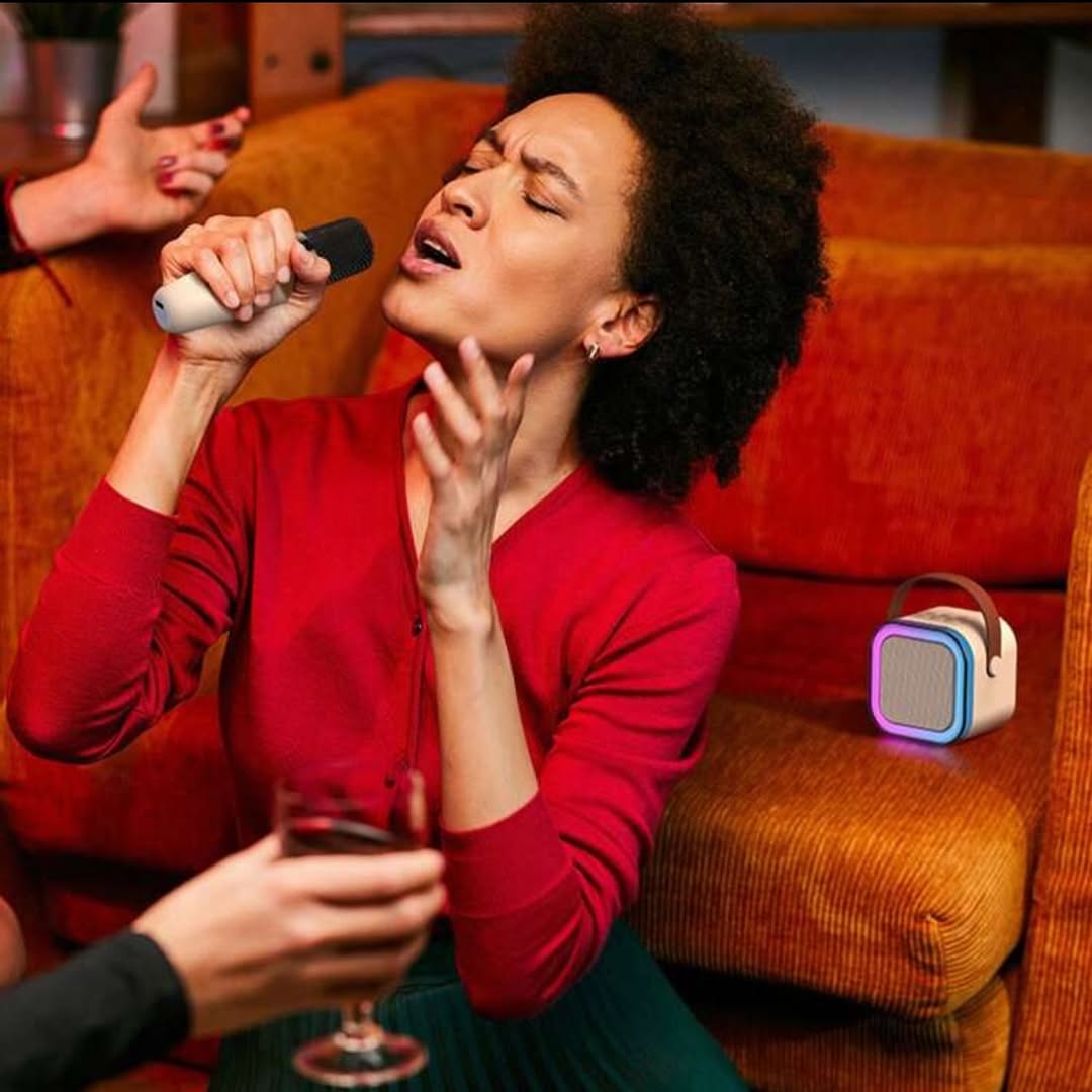 Mini Karaoke Machine With 1 Mic (🔥🛒 Buy 1 Get 1 FREE 🎁💥 Limited Time Offer! 🕒)