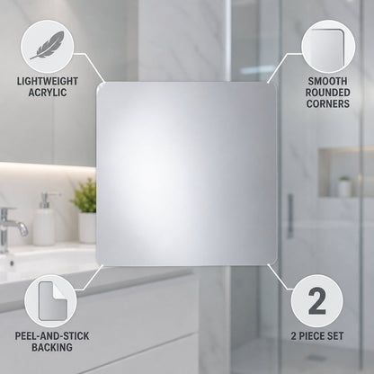 Mirror sticker feature view