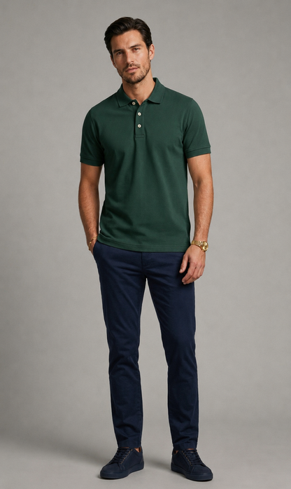 Men’s Premium Cotton Polo T-Shirt