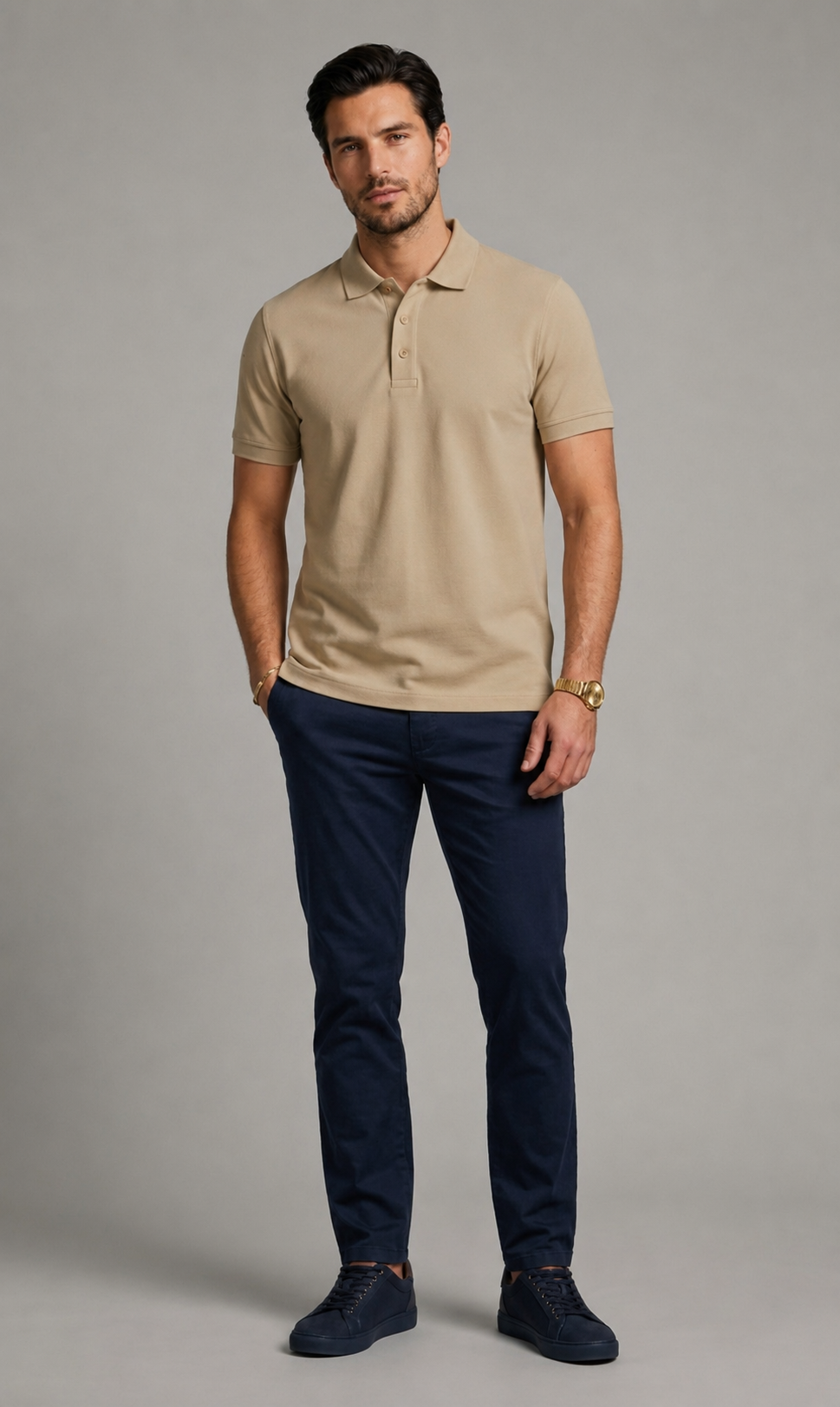 Men’s Premium Cotton Polo T-Shirt