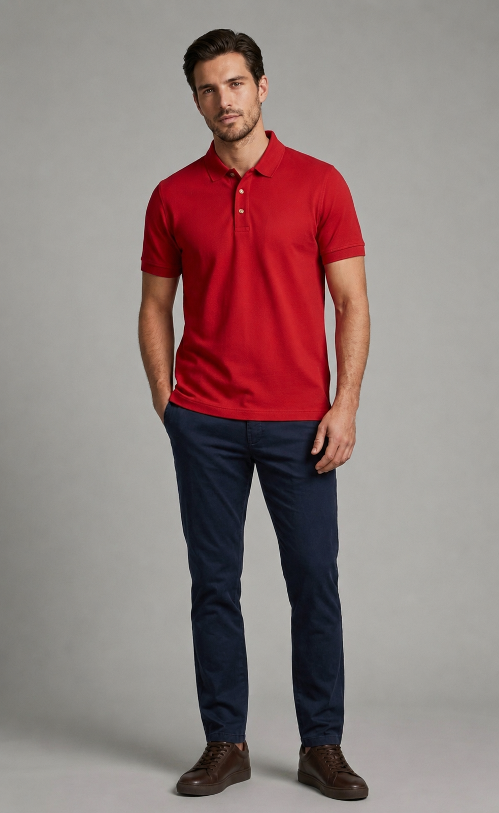 Men’s Premium Cotton Polo T-Shirt