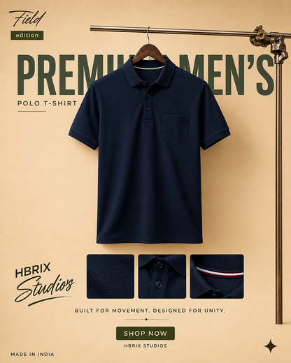 Men’s Premium Cotton Polo T-Shirt