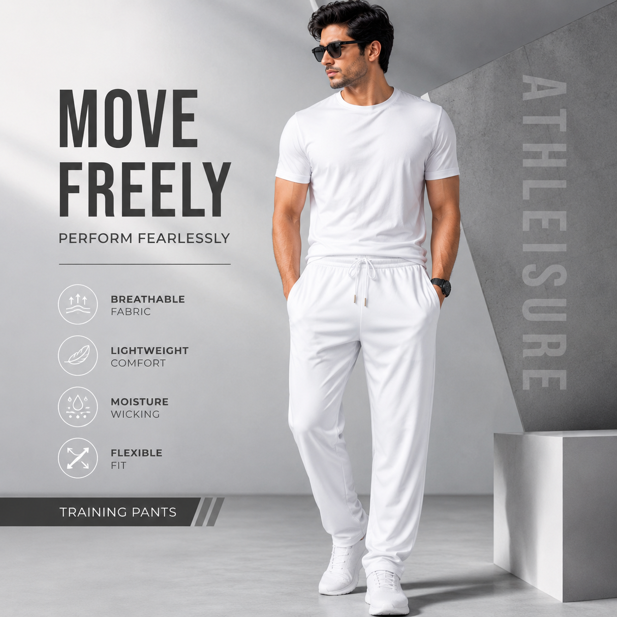 Men's Premium UltraSoft Sports Track Pants | Zipper Pocket | Imported Fabric