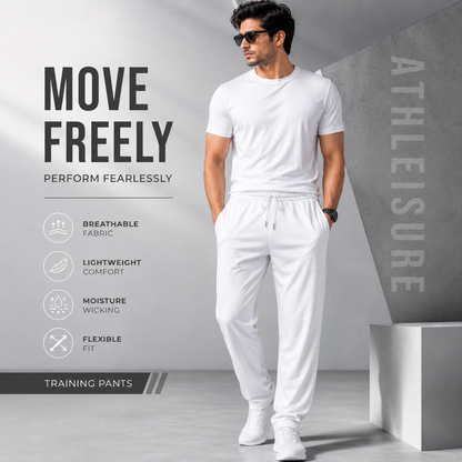 Men's Premium UltraSoft Sports Track Pants | Zipper Pocket | Imported Fabric