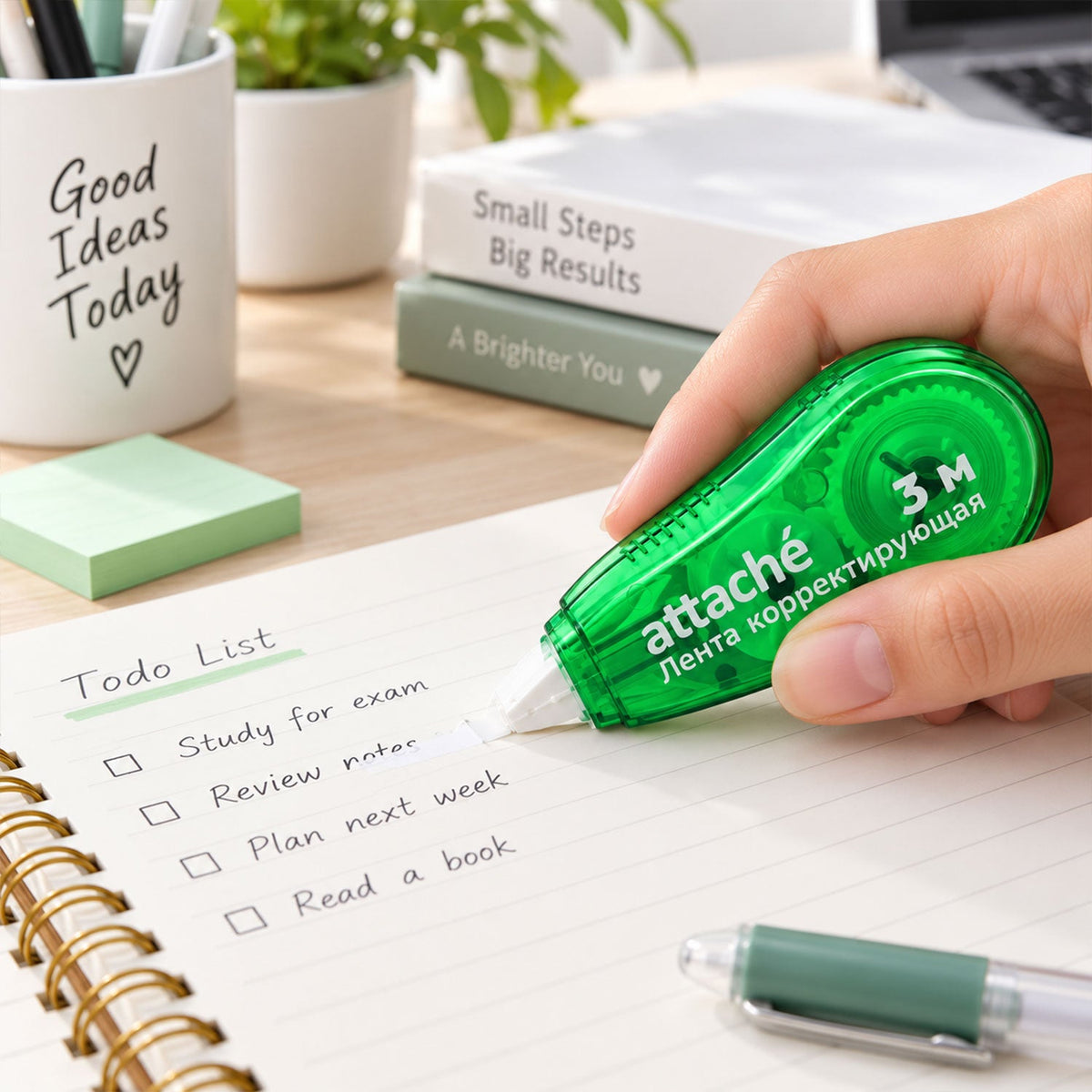 Correction tape colors view