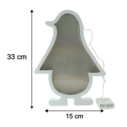 LED penguin decorative light size reference