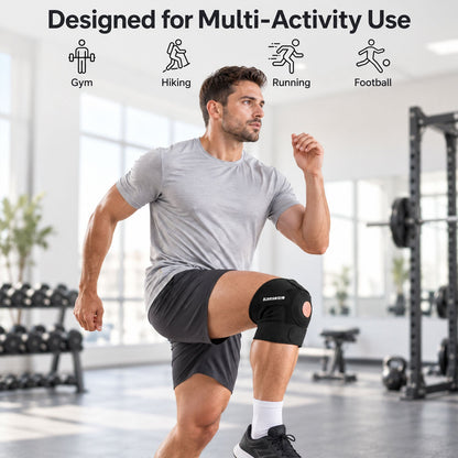 Knee support feature view