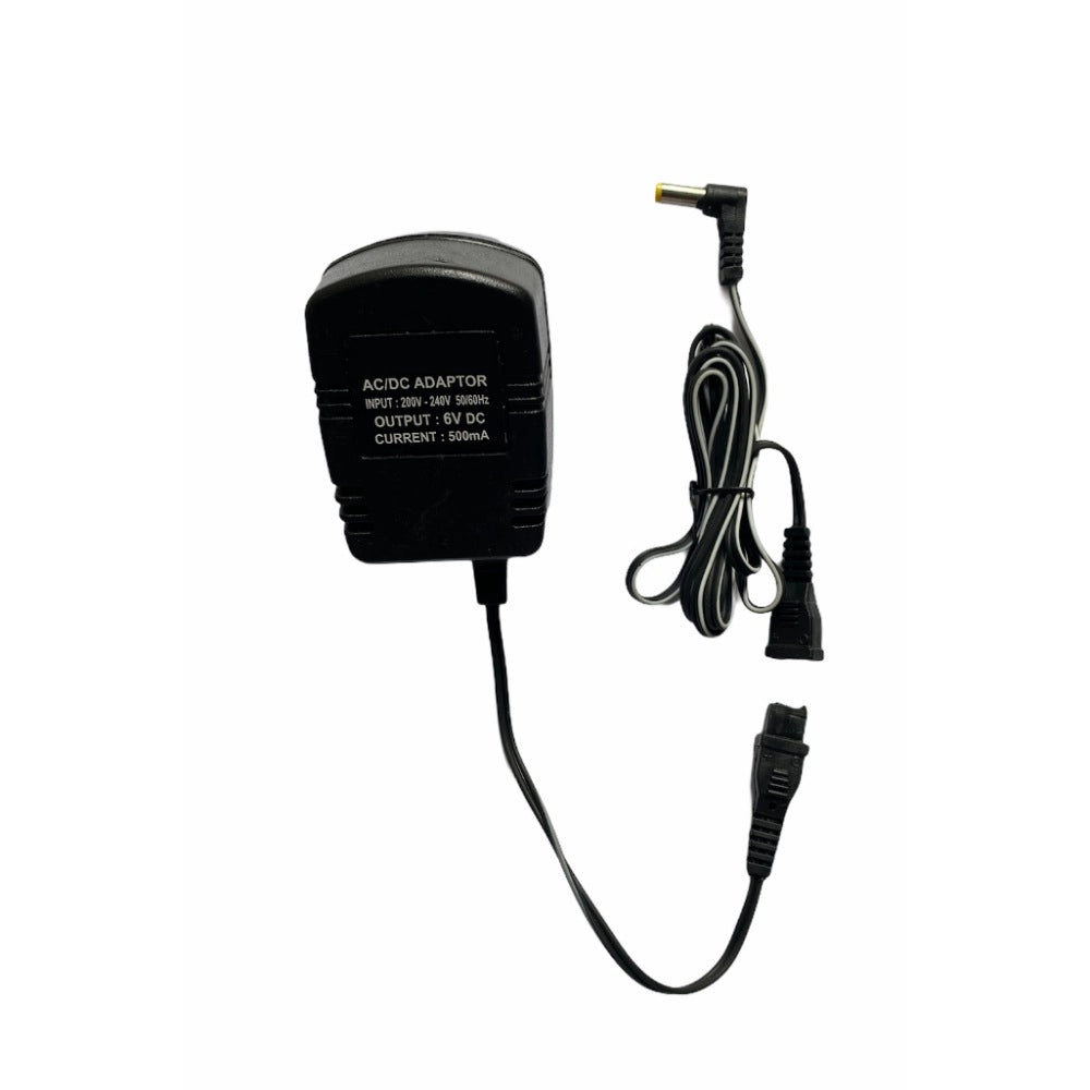 Generic 6V 500mA Power Adapter, Power Supply AC Input 200 240 V and Output 6V 500mA for Set Top Box_DTH Box, CCTV System, Router, Other Electronics And IT Gadgets with DC Pin (Black)