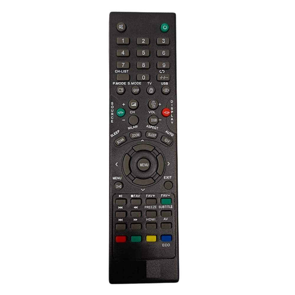 Generic LED/LCD Remote, Compatible with Mitashi LED Remote Control (Exactly Same Remote will Only Work)