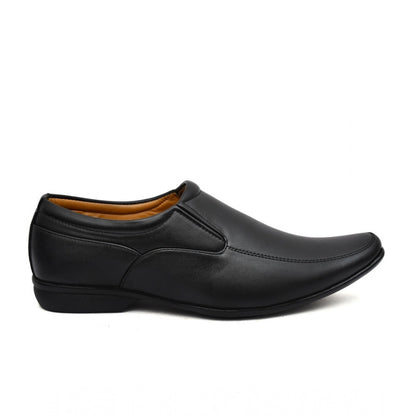 Generic Men's Faux Leather Formal Shoes (Black)