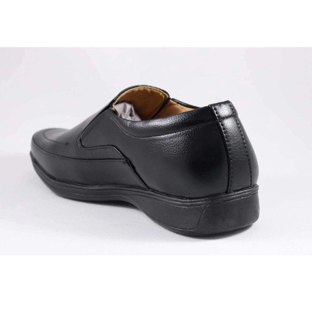 Generic Men's Faux Leather Formal Shoes (Black)