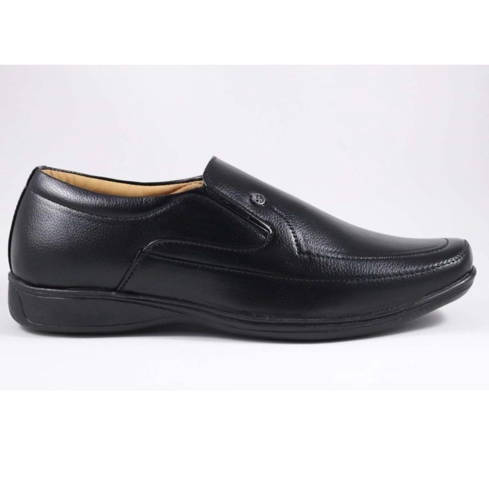Generic Men's Faux Leather Formal Shoes (Black)
