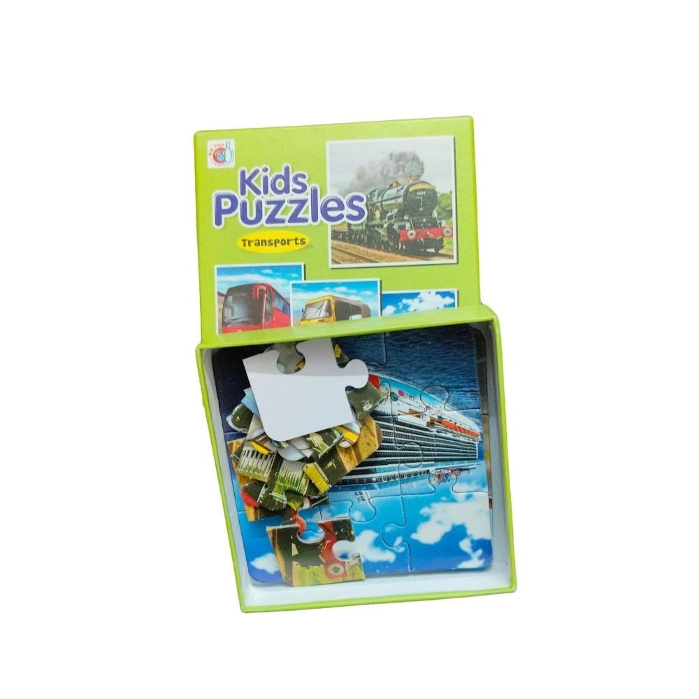 4_Pcs Set Transport Puzzle |   Cardboard  |   Educational Toys| 3+ Years