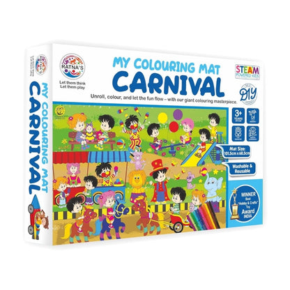 Carnival Printed Colouring Mat | Canvas | Educational Toys | 3+ Years