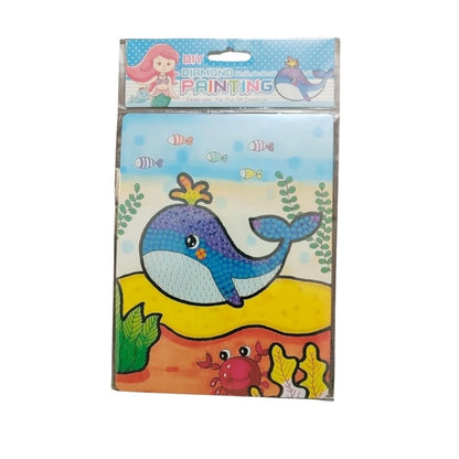 Pack Of_2 Diamond Painting Kit - Dolphin |   Cardboard  |   Stationery | 2+ Years