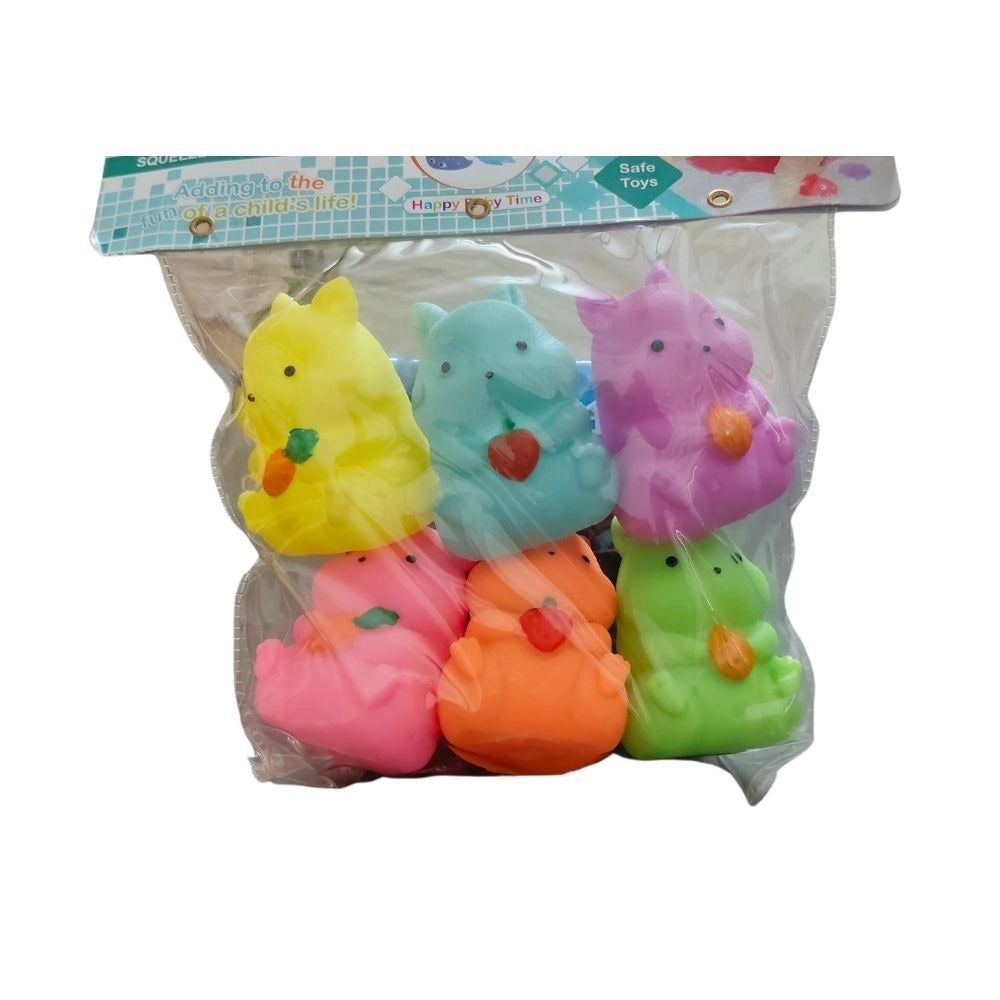 Baby Bear Mixed Chu Chu Toys |   Rubber  |   Toys| 6+ Months