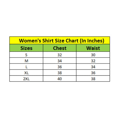 Generic Women's Polyester Printed Roll Up Sleeve Standard Length Shirt (Mustared)