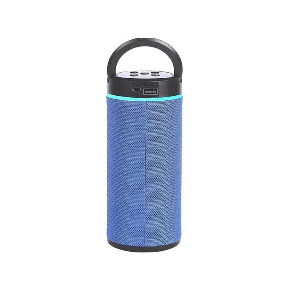 Generic Plastic Rubber Wireless KT125 Bluetooth Speaker (Blue)
