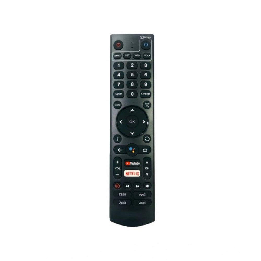 Generic Smart TV Remote No.1194 with Voice Hathway Smart TV LCD LED Remote Control (Black)
