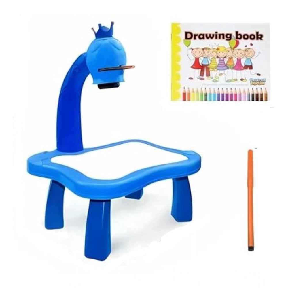 Generic Plastic Drawing Projector Table For Kids (Multicolor )