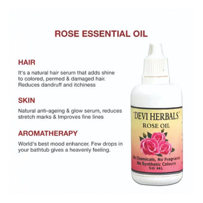 Generic Devi herbal Rose 50ML Oil Natural Pure Herbal Oil