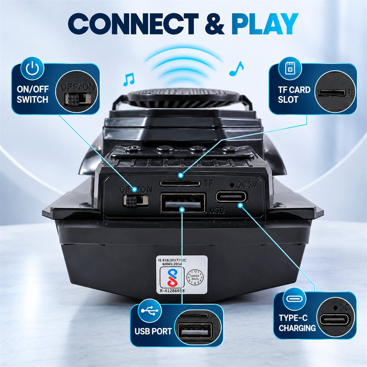 Speaker controls detail
