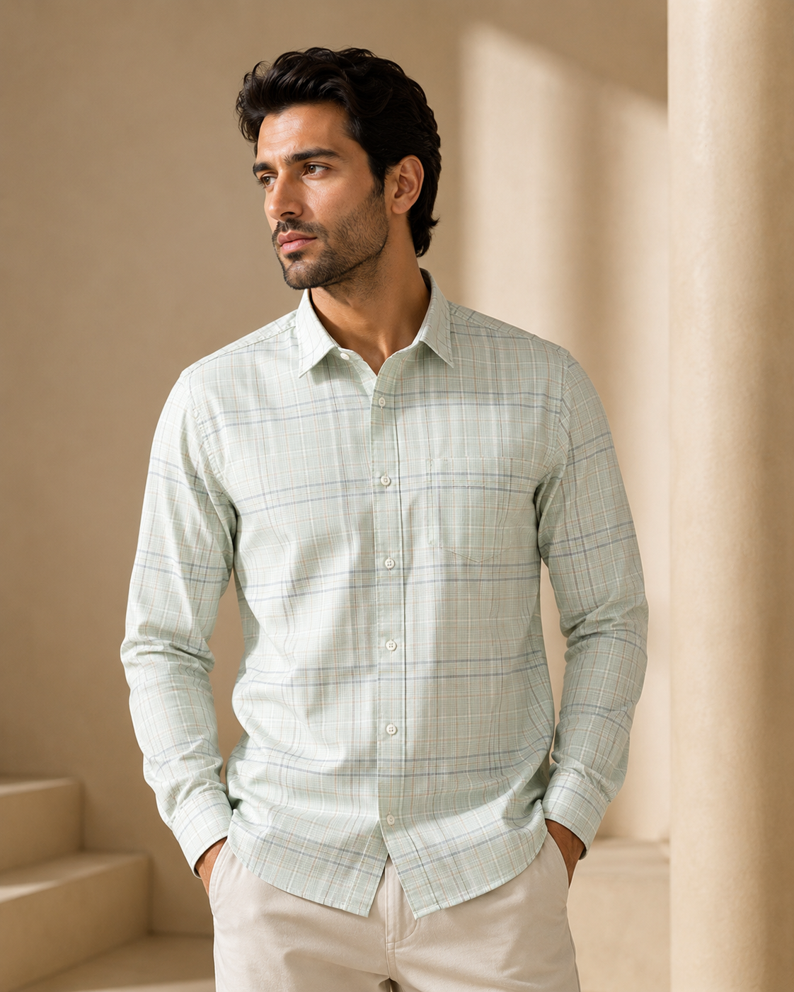Men’s Premium Imported Linen Full Sleeve Shirt | Stylish Casual & Party Wear | M, L, XL, XXL | Any 3 randomly colours will be sent