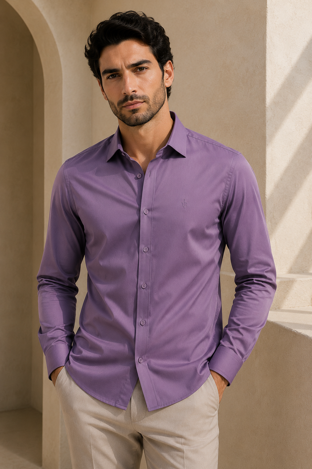 Men’s Premium Imported Satin Lycra Full Sleeve Shirt | Smooth & Stylish Finish | M to XL