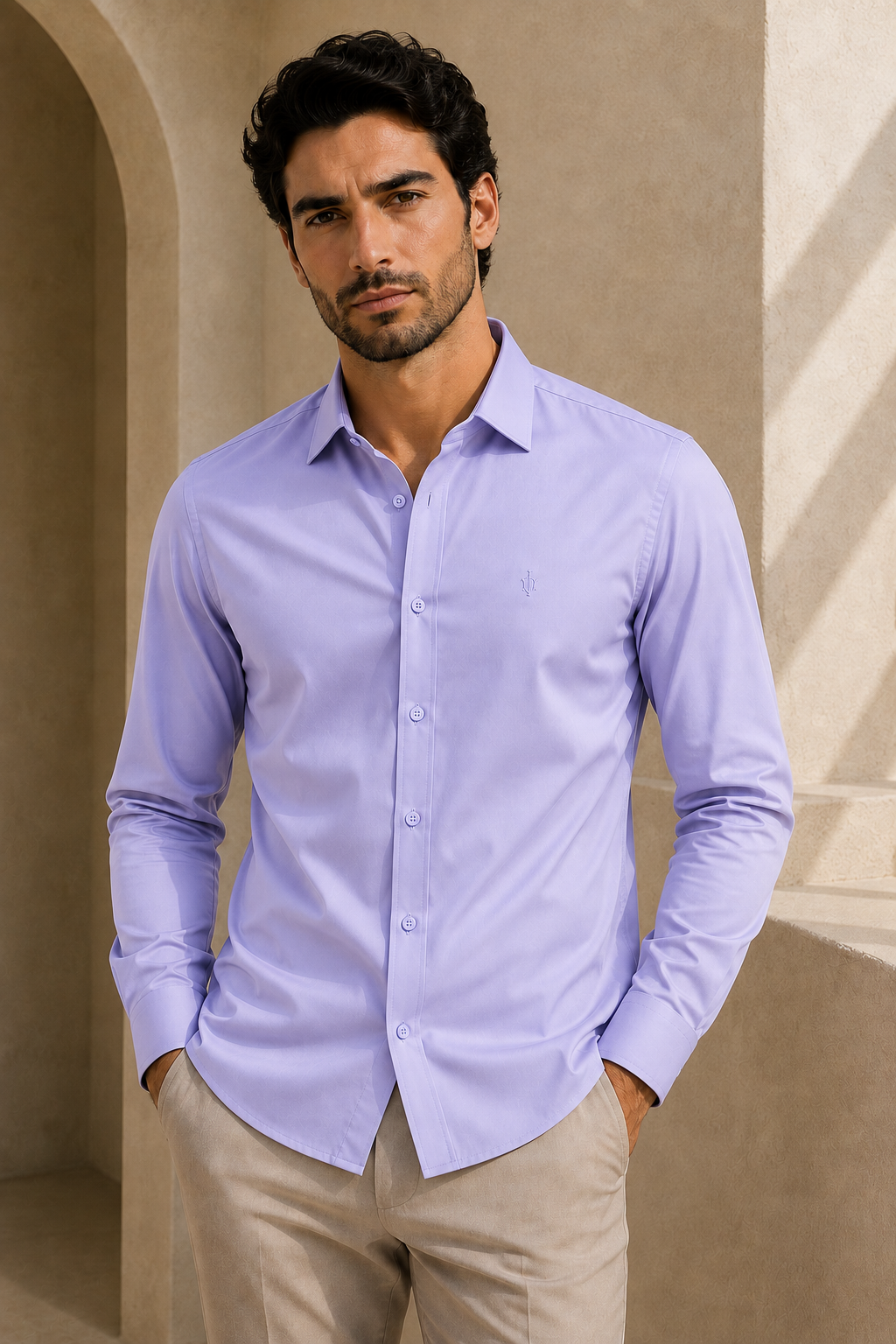 Men’s Premium Imported Satin Lycra Full Sleeve Shirt | Smooth & Stylish Finish | M to XL