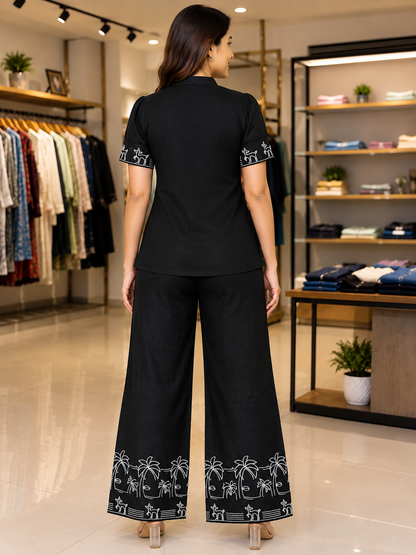 Women's Premium Rayon Co-Ord Set | Soft & Comfortable Casual Wear | Stylish Matching Top & Bottom | Sizes S, M, L | Multiple Colours