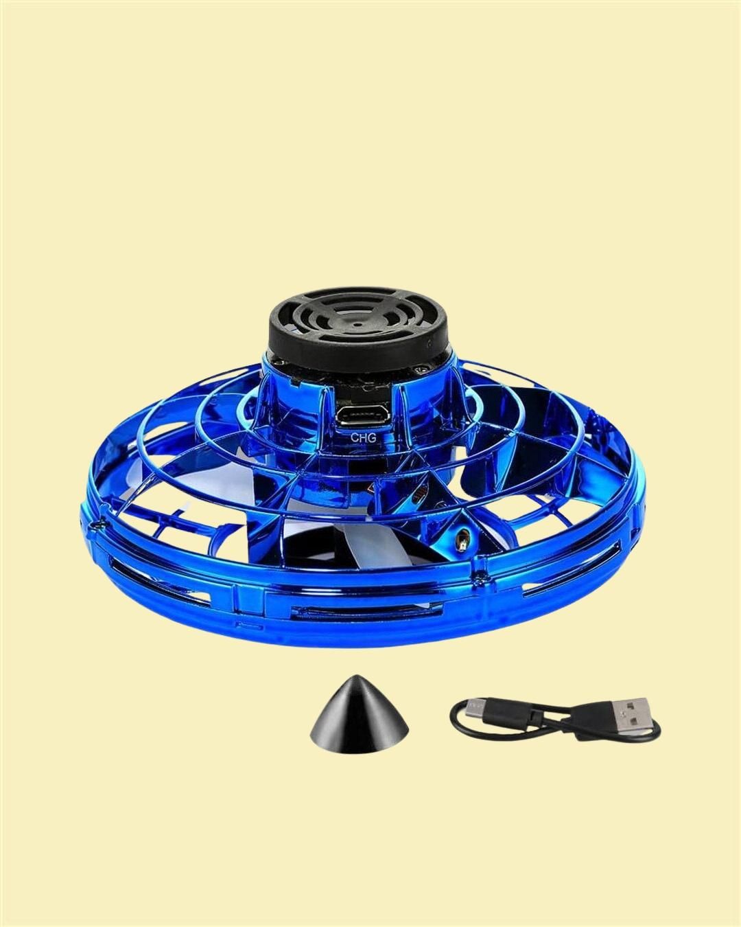 Flynova Flying Spinner Flying Gyro Spinner Flying Orb Ball UFO Flying Ball Hand Controlled Boomerang