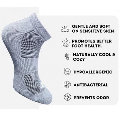 Generic 3_Pair Set Unisex Casual Cotton Printed Low Cut Socks (Multicolor)