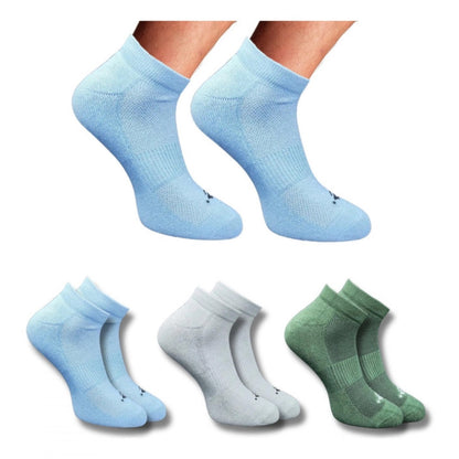 Generic 3_Pair Set Unisex Casual Cotton Printed Low Cut Socks (Multicolor)