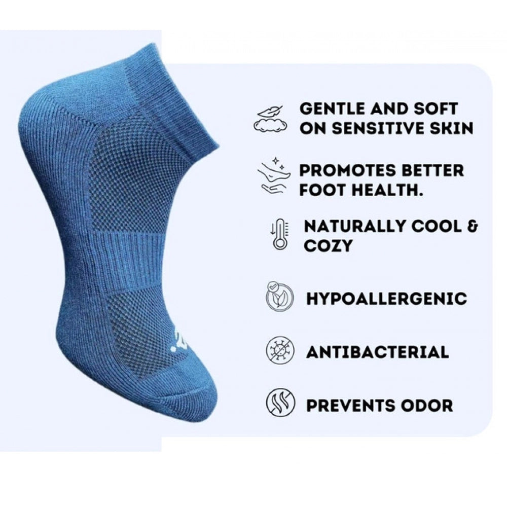 Generic 3_Pair Set Unisex Casual Cotton Printed Low Cut Socks (Multicolor)