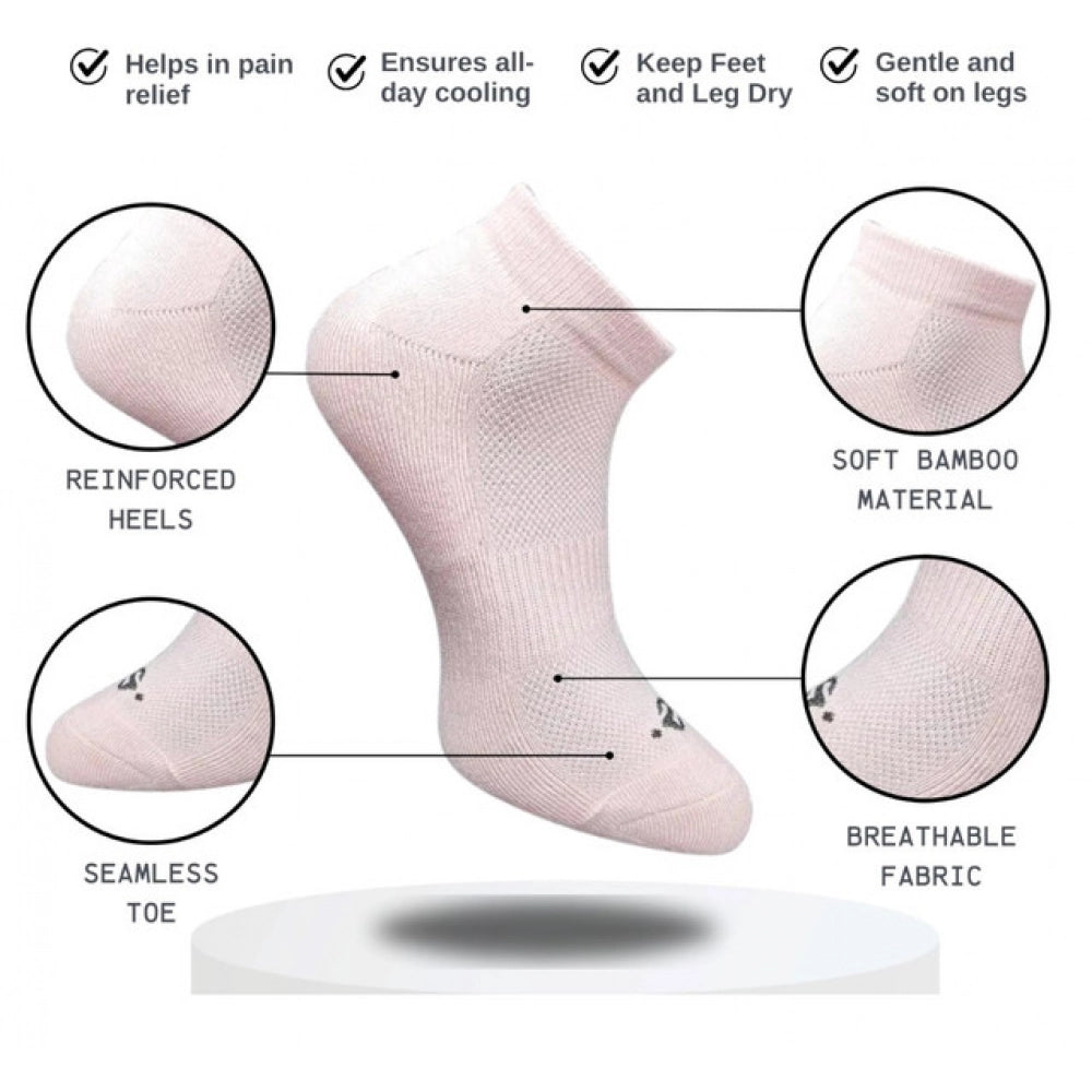 Generic 3_Pair Set Unisex Casual Cotton Printed Low Cut Socks (Multicolor)