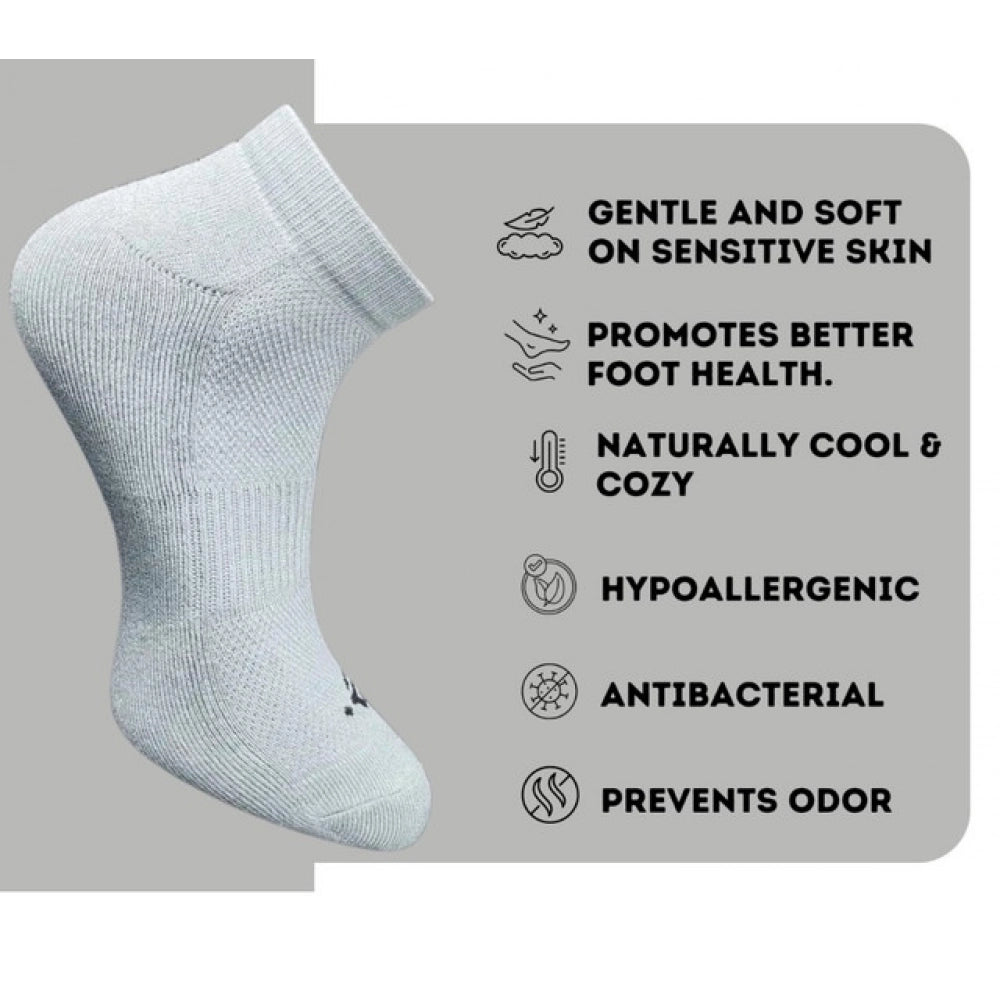 Generic 3_Pair Set Unisex Casual Cotton Printed Low Cut Socks (Multicolor)