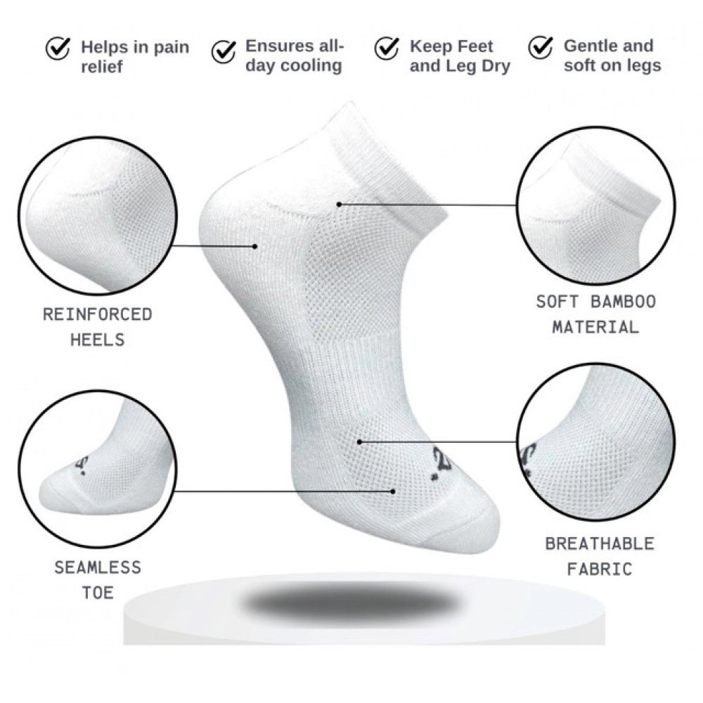 Generic 3_Pair Set Unisex Casual Cotton Printed Low Cut Socks (Multicolor)
