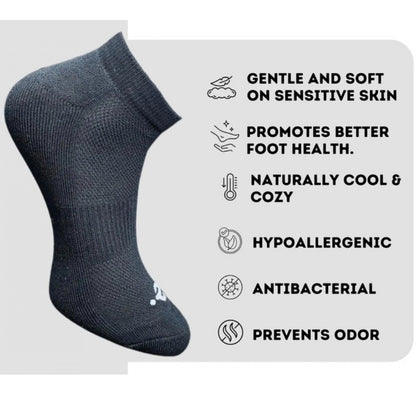 Generic 3_Pair Set Unisex Casual Cotton Printed Low Cut Socks (Multicolor)