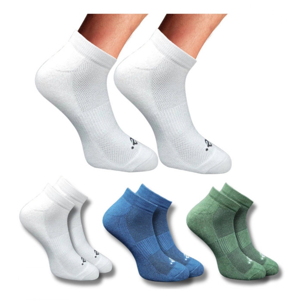 Generic 3_Pair Set Unisex Casual Cotton Printed Low Cut Socks (Multicolor)