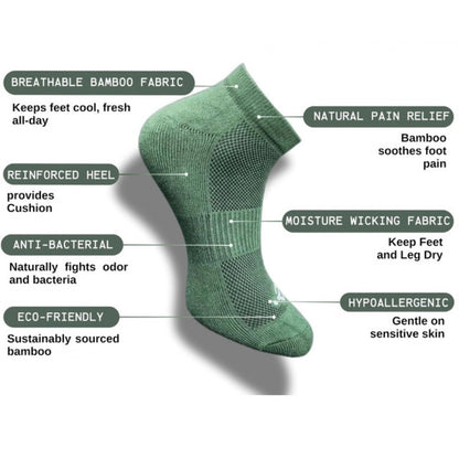 Generic 3_Pair Set Unisex Casual Cotton Printed Low Cut Socks (Multicolor)
