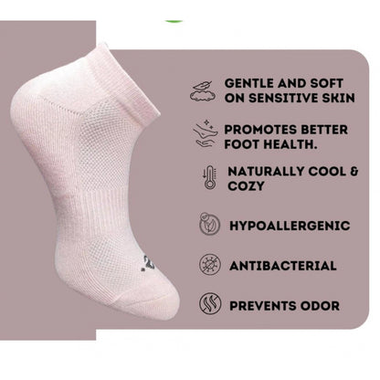 Generic 3_Pair Set Unisex Casual Cotton Printed Low Cut Socks (Multicolor)